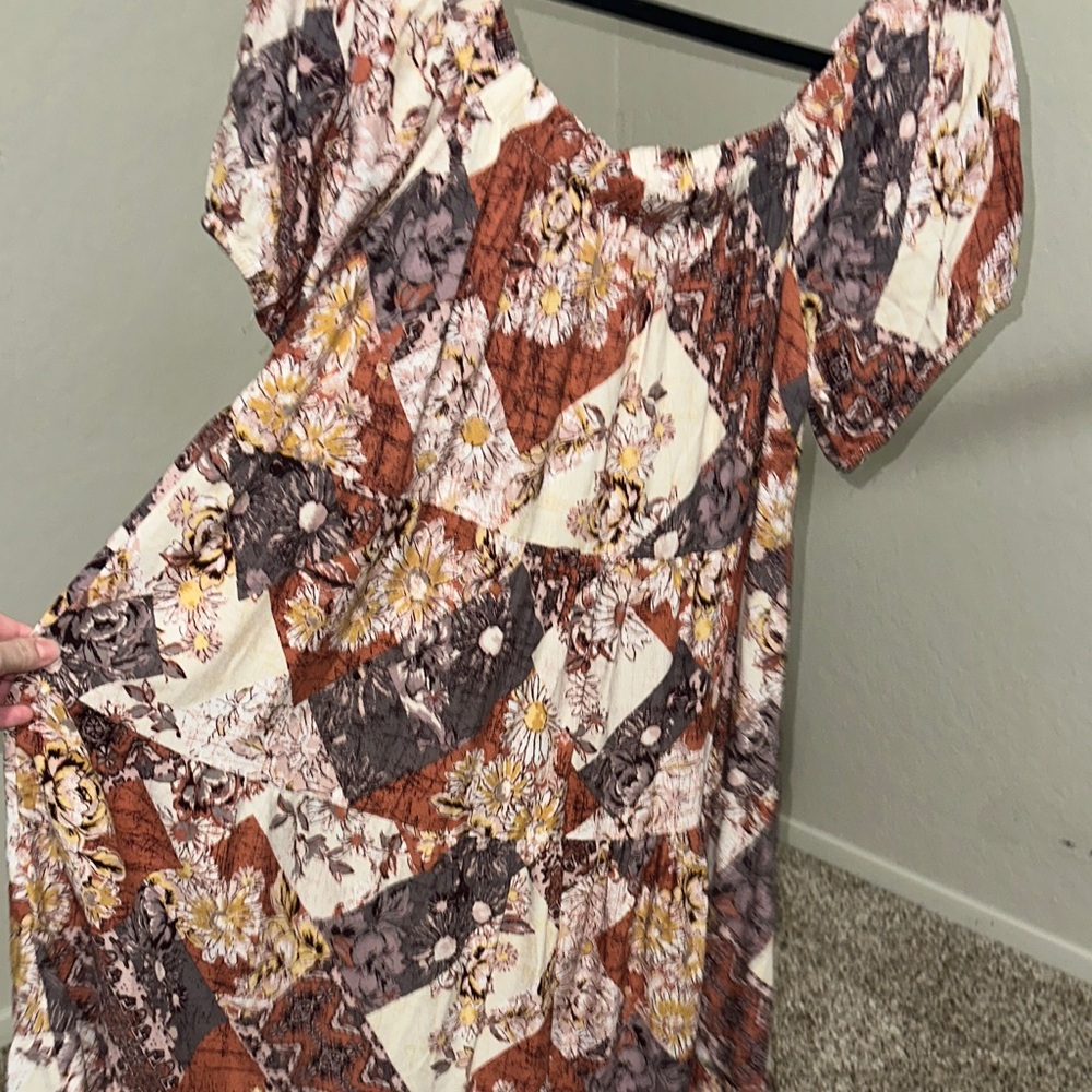 NWT- Maurices Boho Floral Dress - Picture 2 of 7